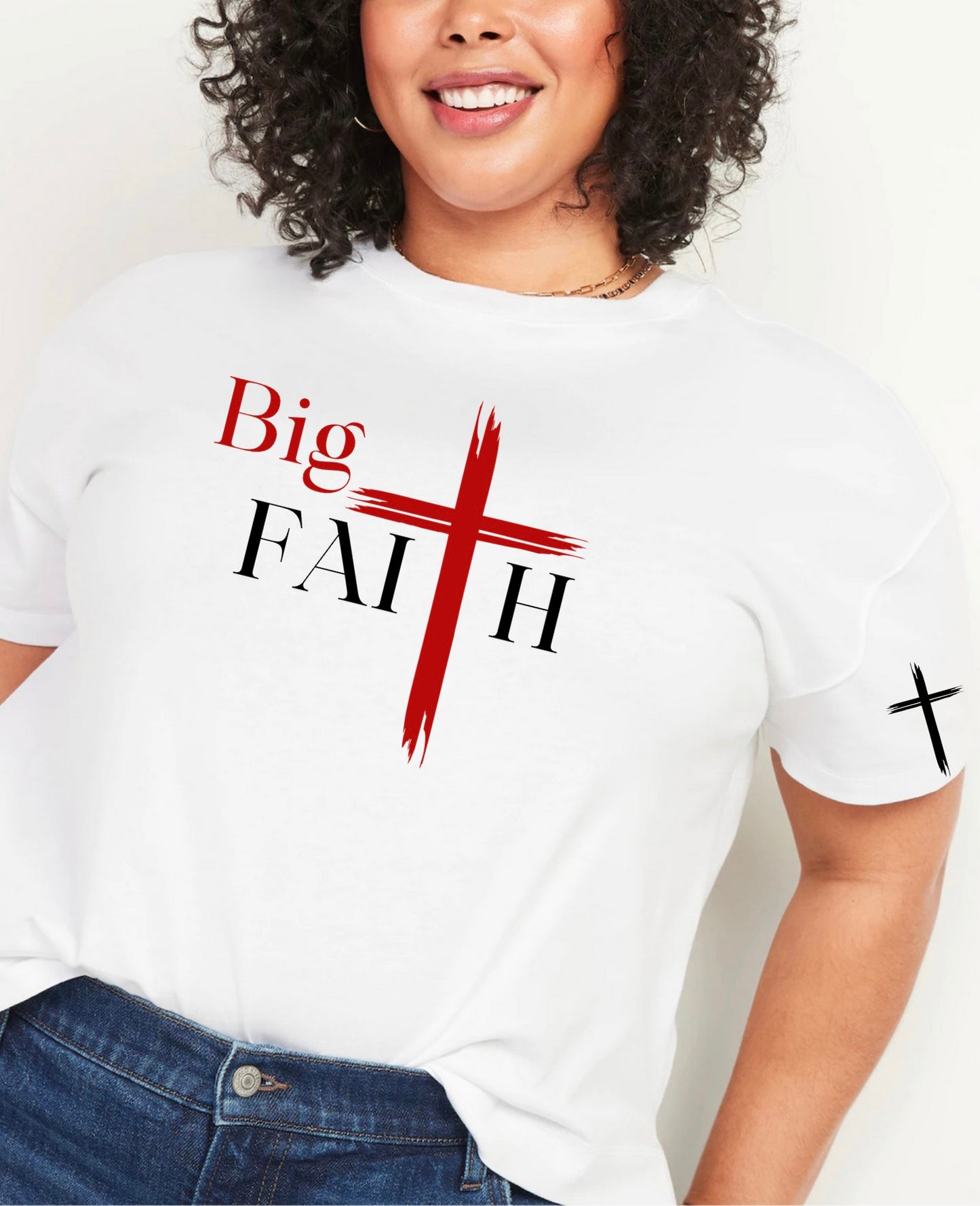 White Big Faith Tee (Unisex)