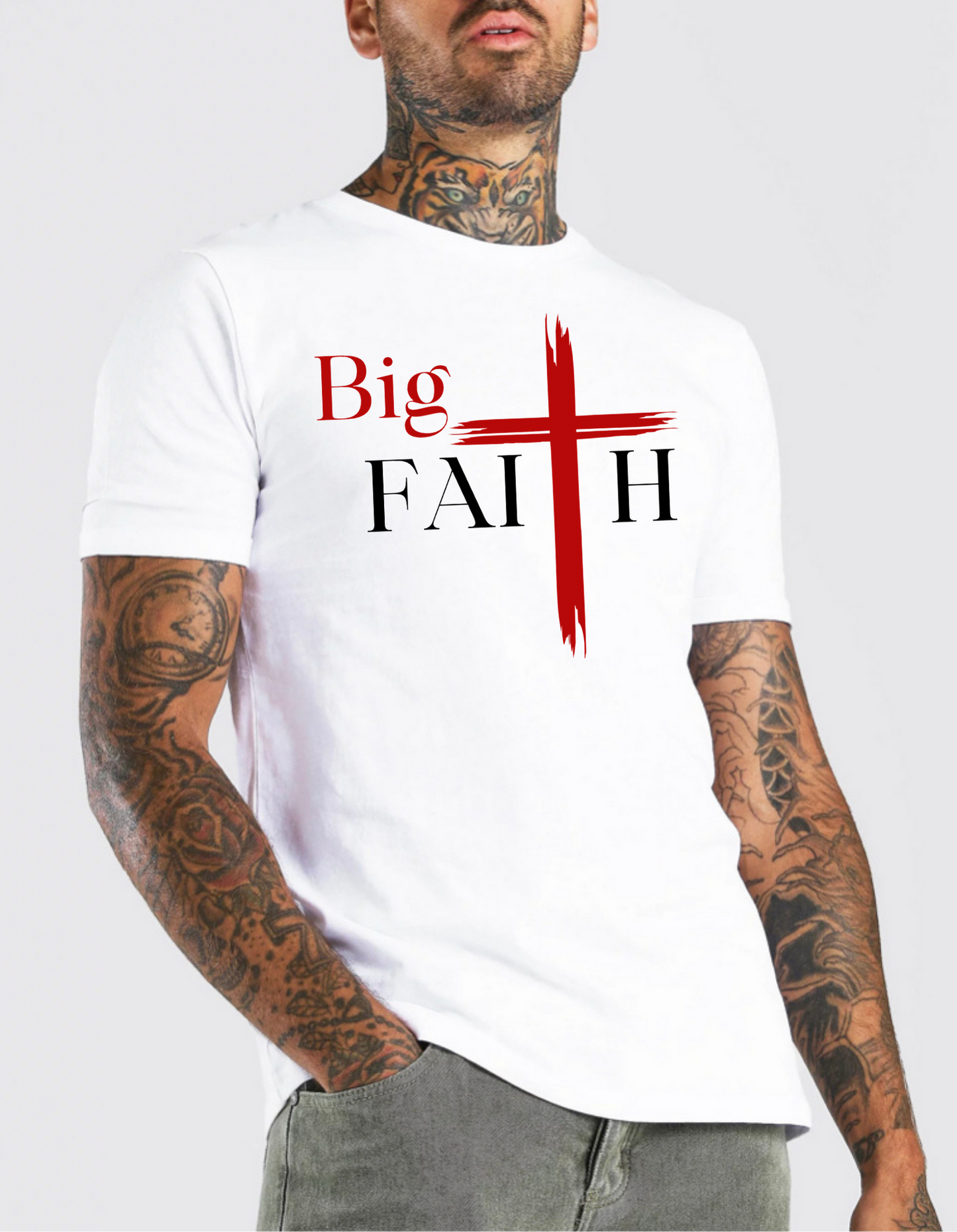 White Big Faith Tee (Unisex)